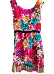 Vibrant floral dress