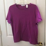 Ladies drapers and Damon’s tee petite large