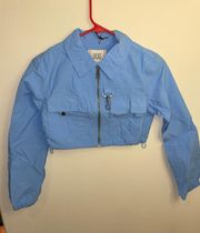 NWT  BDG Ellie Shrunken Utility Jacket - Blue