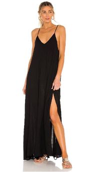 Rain Maxi Dress in Black S/M