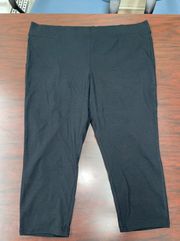 Black Capri Leggings Size 2X