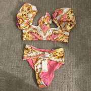 Agua Bendita lily pink bathing suit