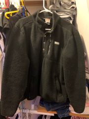 Fleece sherpa quarter button up