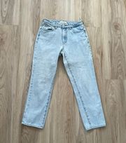 PacSun light wash mom jeans