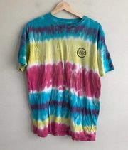 Young & Reckless Multi-Color Tie-Dye 100% Cotton T-Shirt Women's Size Large L