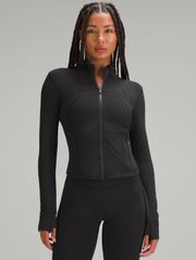 Lululemon Define Crop BLACK  Jacket Nulu 8 NWT