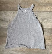 Sleeveless Cropped Sweater