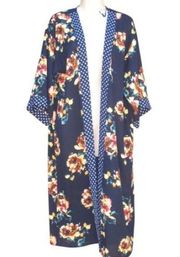 NWT  Blue Floral Kimono