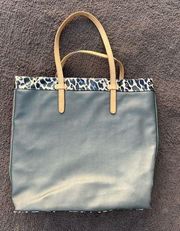 Consuela Slim Tote in Smokey Grey Micatex