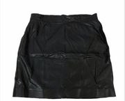 Blank NYC vegan leather black skirt NWT