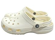 CROCS Classic Unisex Clogs in White size 6 women