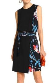 NEW Vintage Emilo Pucci Authentic Sleeveless Floral Print Paneled Mini Dress