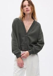 NWOT GAP vintage soft cropped sweatshirt cardigan