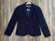 Navy Blue Velvet Blazer