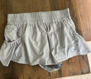 Free people movement get your flirt on shorts lavender