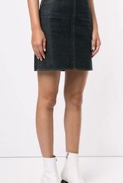 ANN TAYLOR Petite High Waist Denim Mini Skirt Classic Style