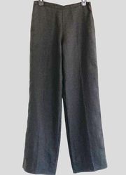 United Colors of Benetton Linen Linoflex wide, high rise gray Women’s pants S