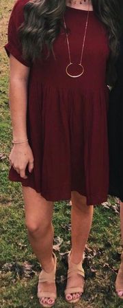 Maroon Dress