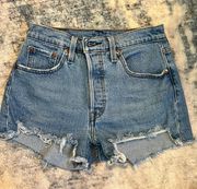 Light Wash  Denim Shorts