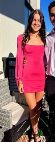 Shantelle Dress In Hot Pink