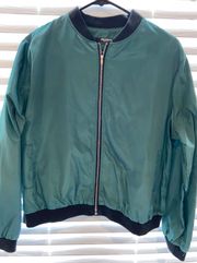 Green Bomber Jacket