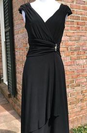 Dress Barn Black Stretch Bling Dress 4 Wedding