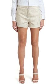 💕Ted Baker💕 Metallic Gold High-Rise Suit Shorts