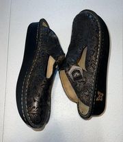 Hardly Worn Alegria Classic Bronze Swirl Clogs!