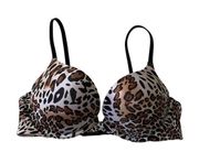 Maidenform Animal Print Multicolor Underwired Bra Size 36B | 10G-12