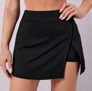 Slit Tennis Skirt