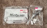 ‼️Thirty-One Tapered Pouch and Wristlet Strap Set‼️