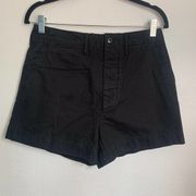 NWT RE/DONE 90s Trouser Shorts in Washed Black