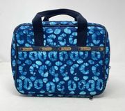 LeSportSac Tulum Blue Batik Tie Dye Insulated lunch bag box lunchbox boho School