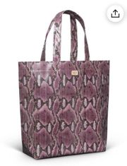 Pink Snake Skin  Tote