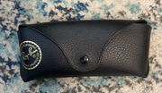 Vintage RAY BAN Black Leather Eyeglass Case