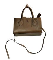 Anne Klein Handbag Shoulder Purse with Nuetral Beige Classic Preppy