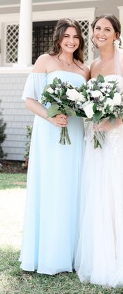 Sue Bridesmaid Dress In Sky Blue