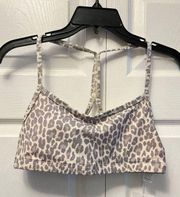 Johnny Was size Small Calme Life in Balance Endurance Leopard Print Sports Bra