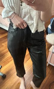 Abercrombie And Fitch Vegan Leather Pants