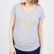 Motherhood Maternity Hatching Soon Easter Spring Pregnancy Announcement Tee