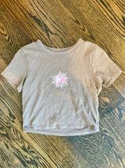 cute sun baby tee