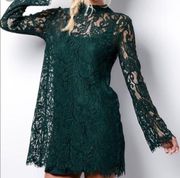 Lace Overlay Dress