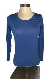 Coolibrium T-shirt long sleeve round neckline soft breathable fabric Size Small