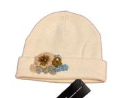 INC International Concepts Beanie Ivory