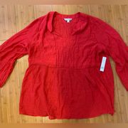 NWT COUNTERPARTS TOP size 2X