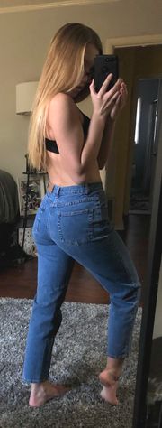 High Waisted Mom Jeans