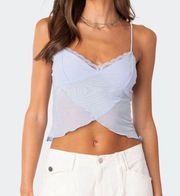 Light Blue Crop Top