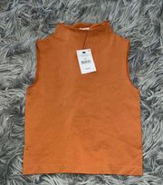 Cotton On Seamless kiki mock neck tank fall brown