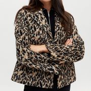 Urban Outfitters Terrie Leopard Blazer NWT Size S