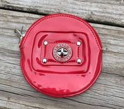 Marc by Marc Jacobs Patent Leather Round Zip Coin Pouch Wallet